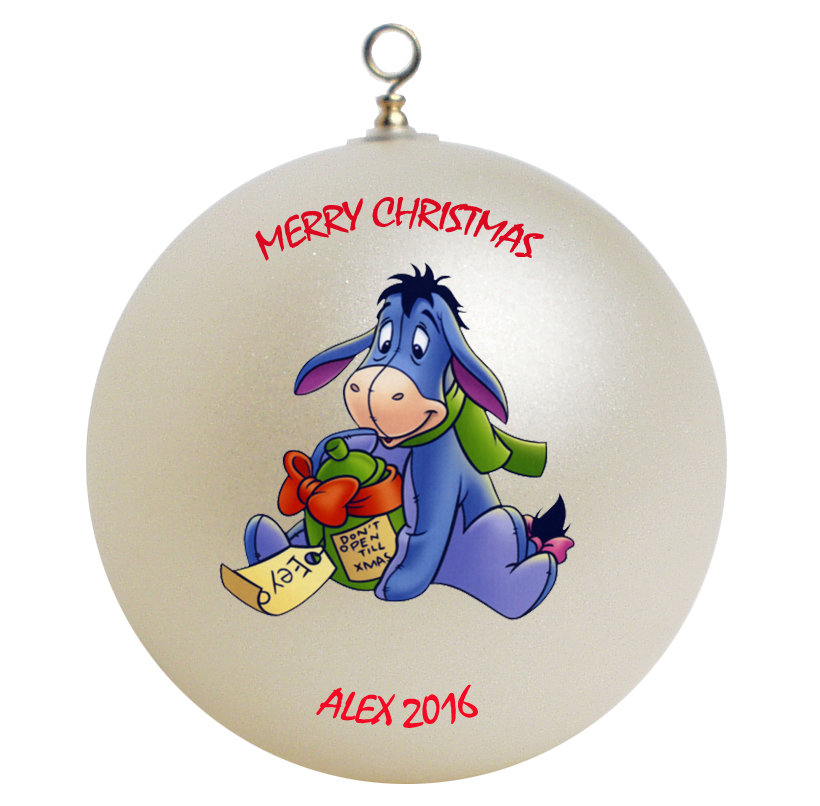 personalized winnie the pooh eeyore christmas ornament personalized winnie the pooh eeyore christmas ornament