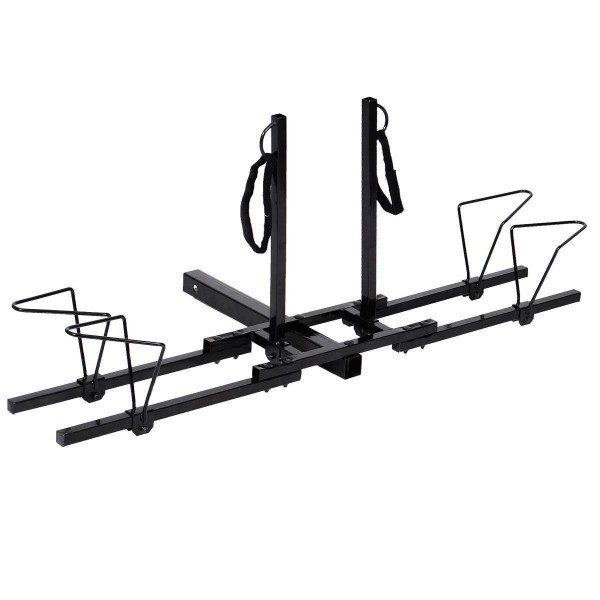 New Heavy Duty 4 Bike Bicycle 2/" Carrier Platform Rack Car Truck SUV