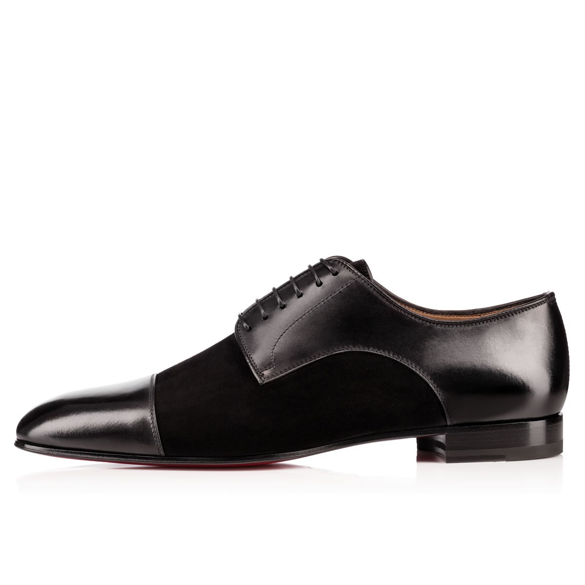 Handmade men Black color suede and leather formal shoes,Men black dress ...