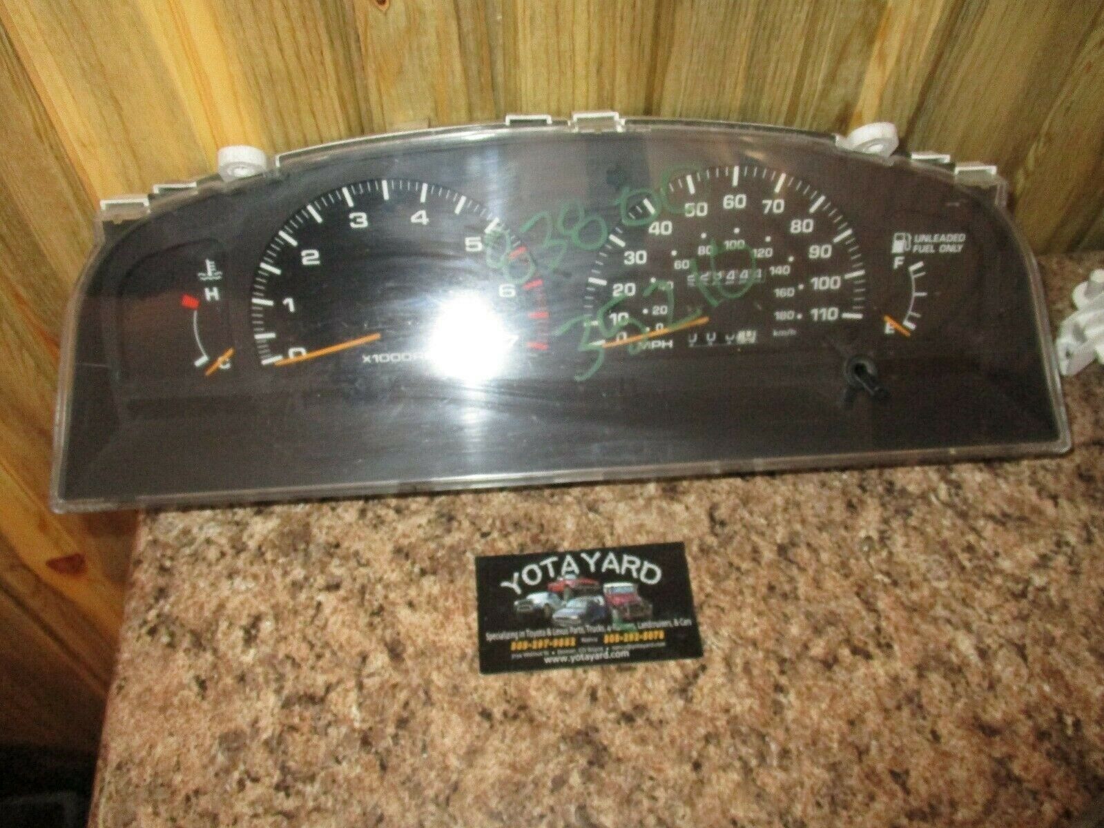 96 97 TOYOTA 4RUNNER INSTRUMENT CLUSTER SPEEDOMETER 83800-35210 YOTA ...