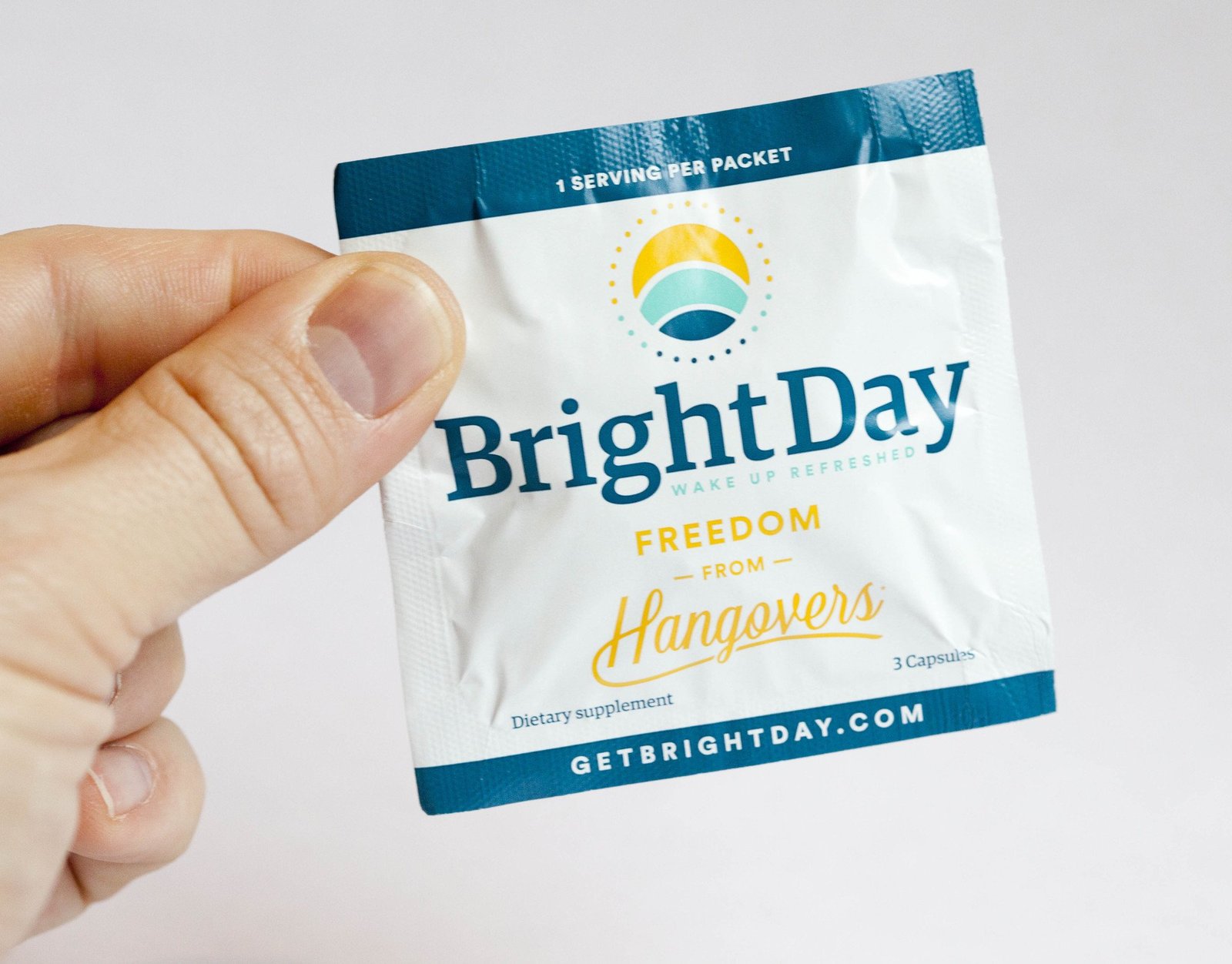 BrightDay Hangover Prevention Pills (6 Packets, 3 Evenings) Vitamins