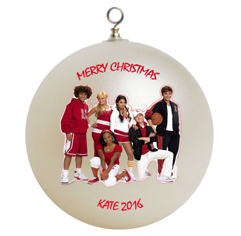Personalized High School Musical Christmas Ornament Gift #4