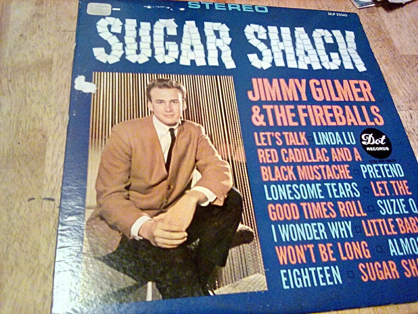 Jimmy Gilmer and the Fireballs Sugar Shack DLP 25545 vinyl Dot Records