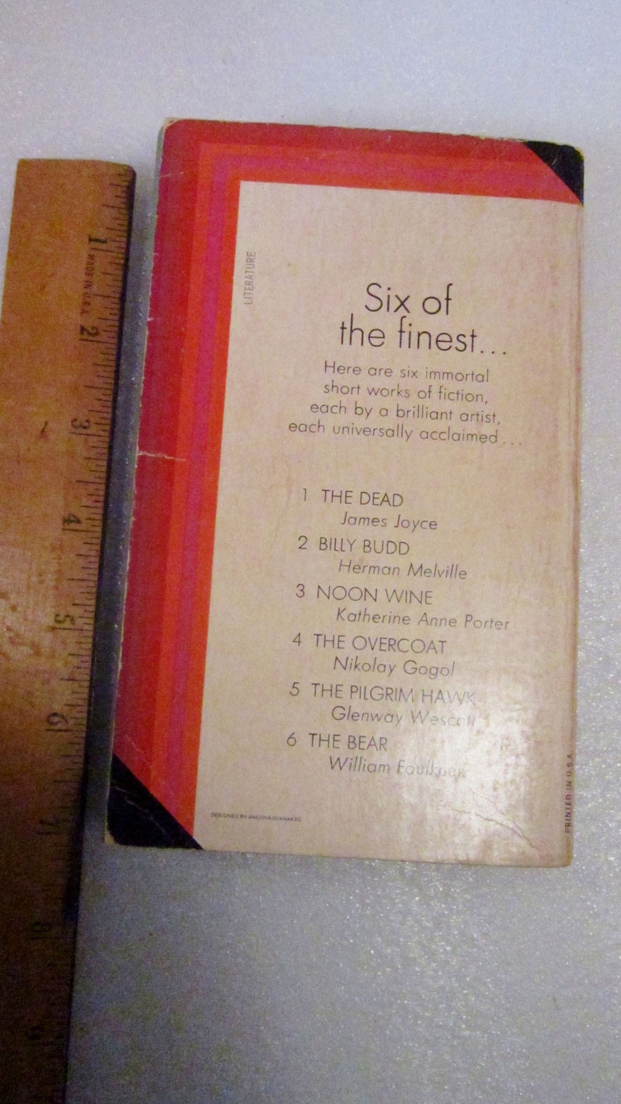 Six Great Modern Short Novels 1967 James Joyce, Herman Melville, et al