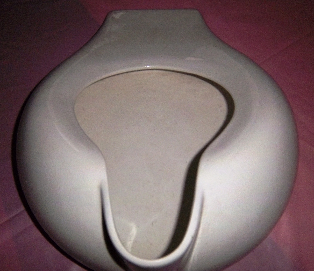 Vintage New Antique Bed Pan, White Porcelain, Hospital, Patented Jan
