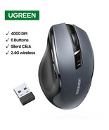 【Top Sale】UGREEN Mouse Wireless Ergonomic Mouse 4000 DPI Silent 6 Button... - $19.99