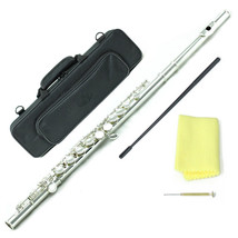 SKY Brand New C Foot  Silver Plated Flute w Case - $129.99