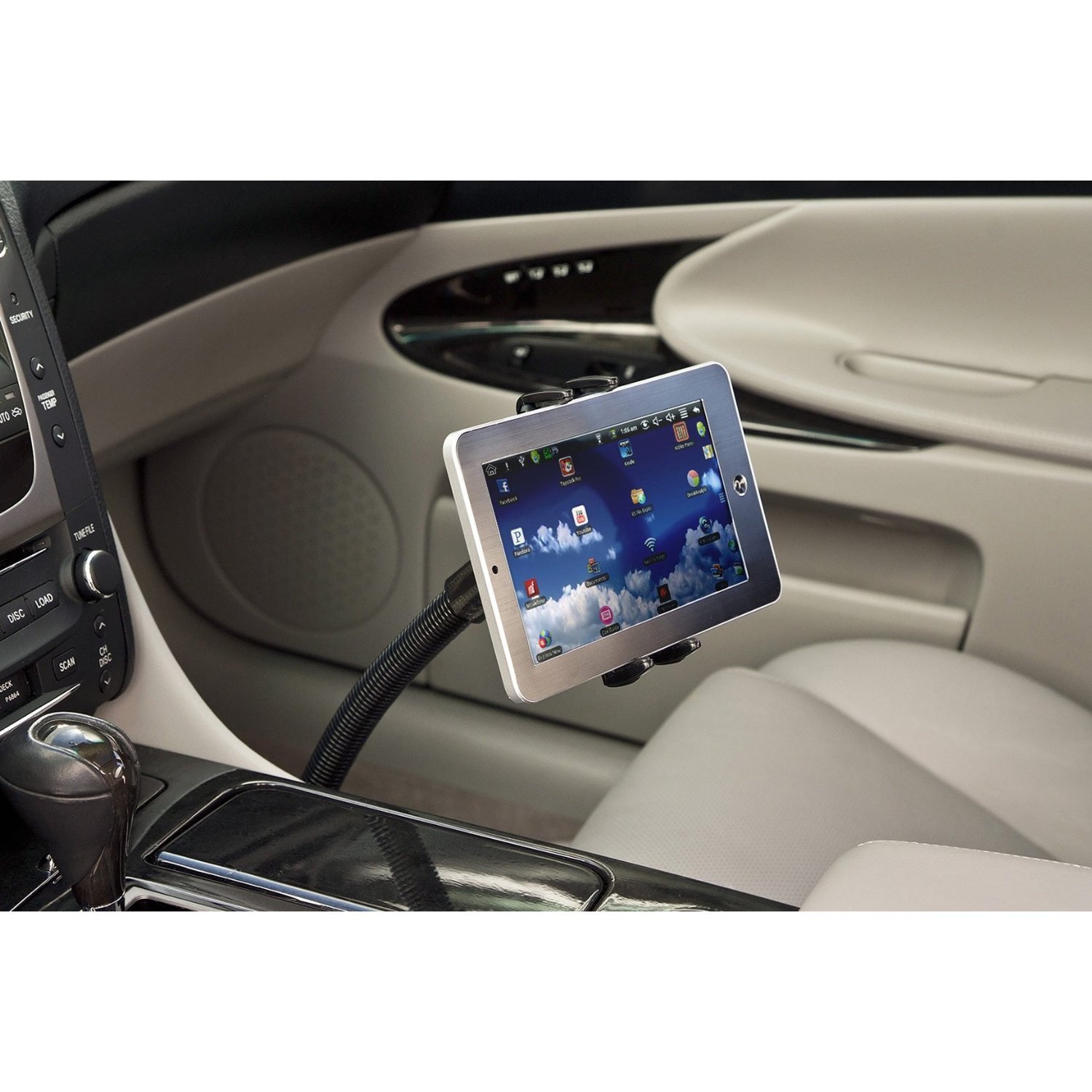 thumbnail image 2 of Charmora Car Tablet Mount Holder Sticky Suction Tablet Mount 2 of 11