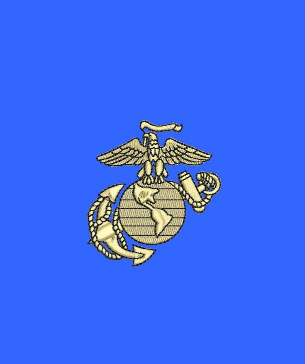 USMC Marines EGA 4sizes digitized filled embroidery design Digital ...