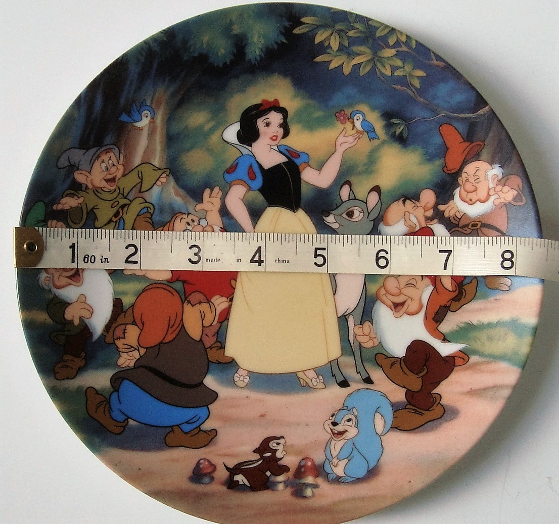 Knowles Disney Treasured Moments Snow White Collectors Plate No Box No Coa Knowles Collector 