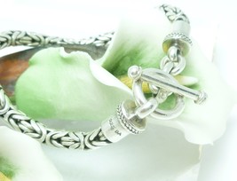 Artisan Crafted Sterling Silver Borobudur Bracelet 7.5&quot; - $54.00
