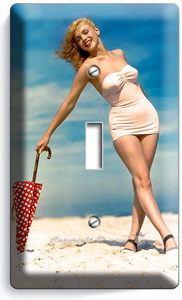 SINGLE Light Switch Plate MARILYN MONROE Cover