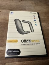 Microsoft Office Mac 2004 case and disc no keys  - $4.95