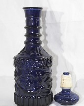 Vintage 1971 Jim Beam Cobalt Blue Decanter (Q2) - $25.21