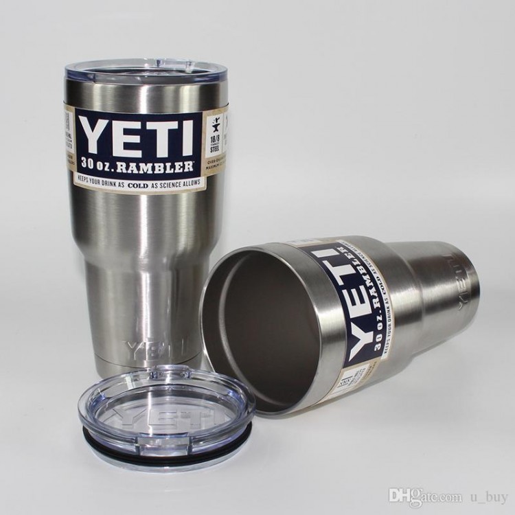 30oz Yeti Rambler Tumbler Stainless Steel (900ml) Drink Containers