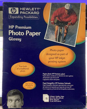 NEW HP Premium Inkjet Photo Paper Glossy 15 Sheets 8.5&#39; x 11&quot;  7.5 mil - $16.82