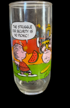 Vintage McDonald's Camp Snoopy Collection Glass "The Struggle For Security.." - $8.50
