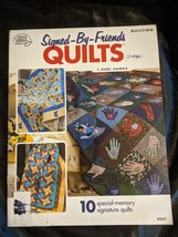  Signed By Friends Quilts: Quilting Pattern Book American School of Need... - $8.90