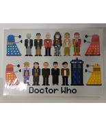 Doctor Who Canvas Picture Pixel TARDIS Rare Collectible 12 × 8 Art  - $19.99