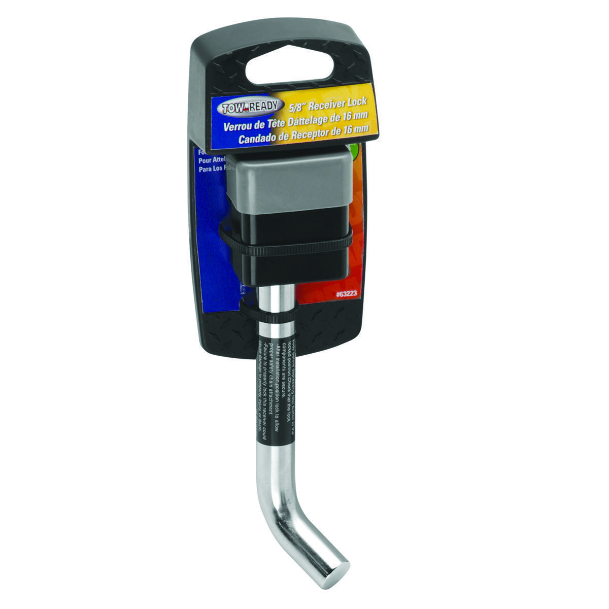 TOW READY PINTLE HOOK 12,000 lbs. w/ 25/16" BALL + BENT PIN RECEIVER HITCH LOCK Towing & Hauling