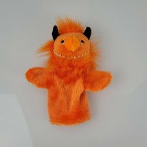 9&quot; Best Made Toys Plush Orange MONSTER Alien Halloween Hand PUPPET - $28.21