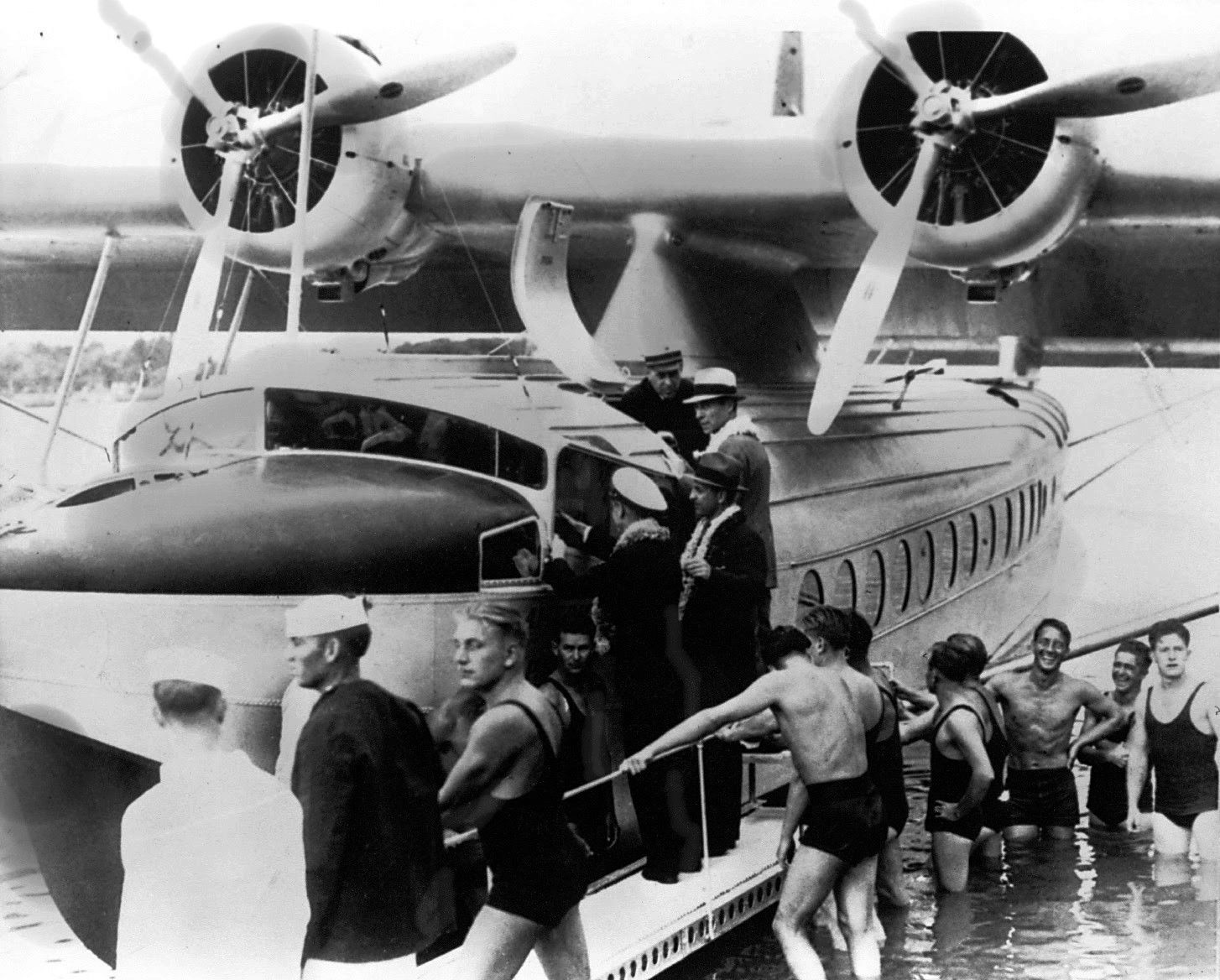 3 Pan Am Clippers Boeing 314 Photo Airplane Flying Boat 1930s Samoa 1930s