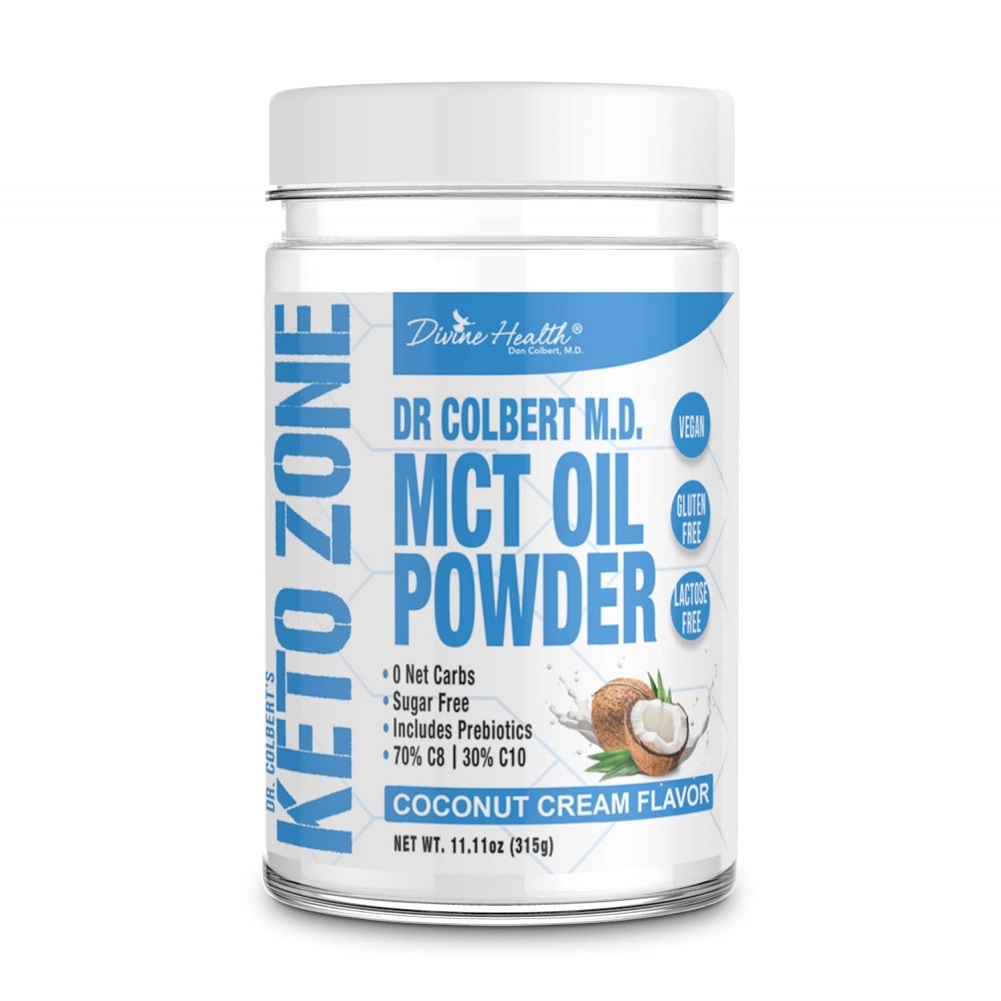 Keto Zone MCT Oil Powder | Coconut Cream Flavor | 30 Day Supply | 75/C8 25/C10