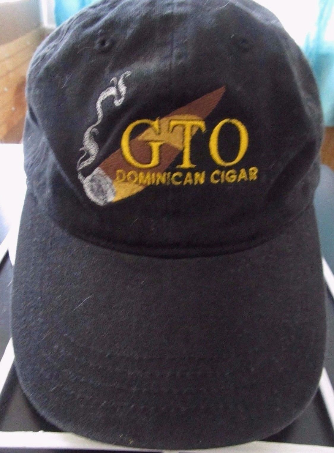 G T O Dominican Cigar Black Adjustable Baseball Cap Hat! Unusual Men's Accessories