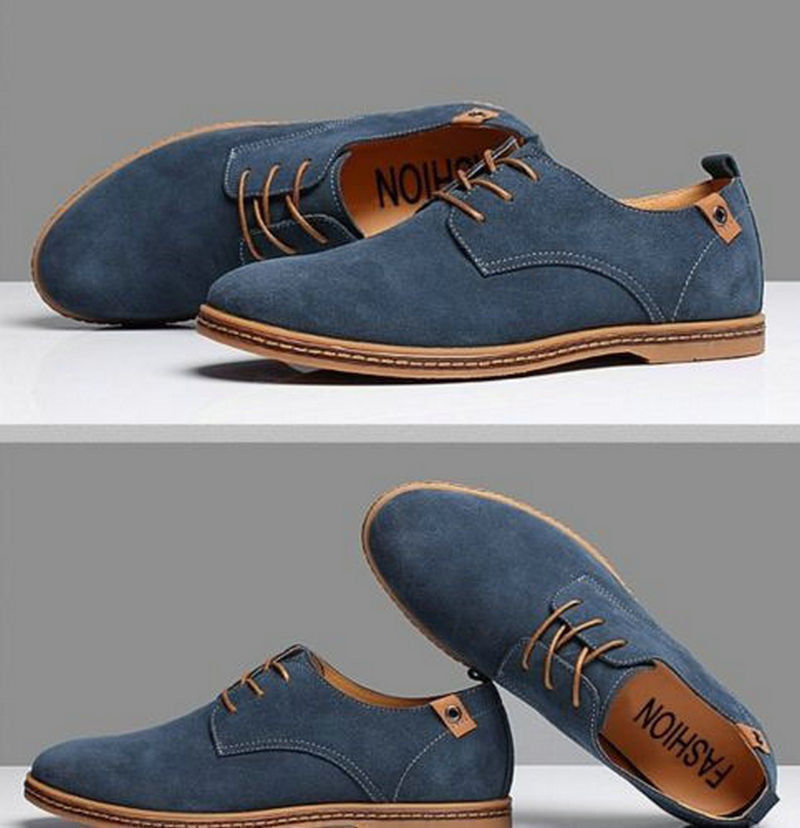 2018 Suede European Style Leather Shoes And 50 Similar Items 2018 Suede European Style Leather Shoes Men S Oxfords Casual Multi Size Fashion