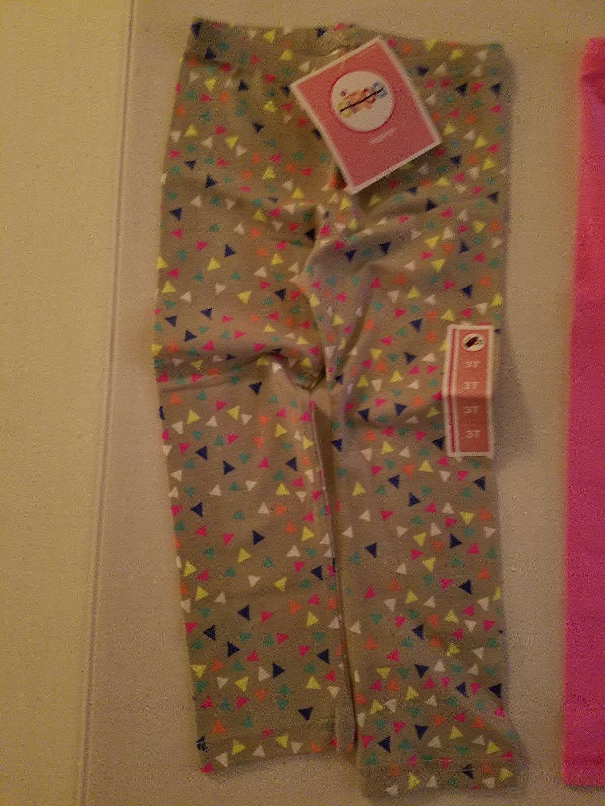 Circo Girls Toddler Leggings Size 3T NWT Pink or Geometric