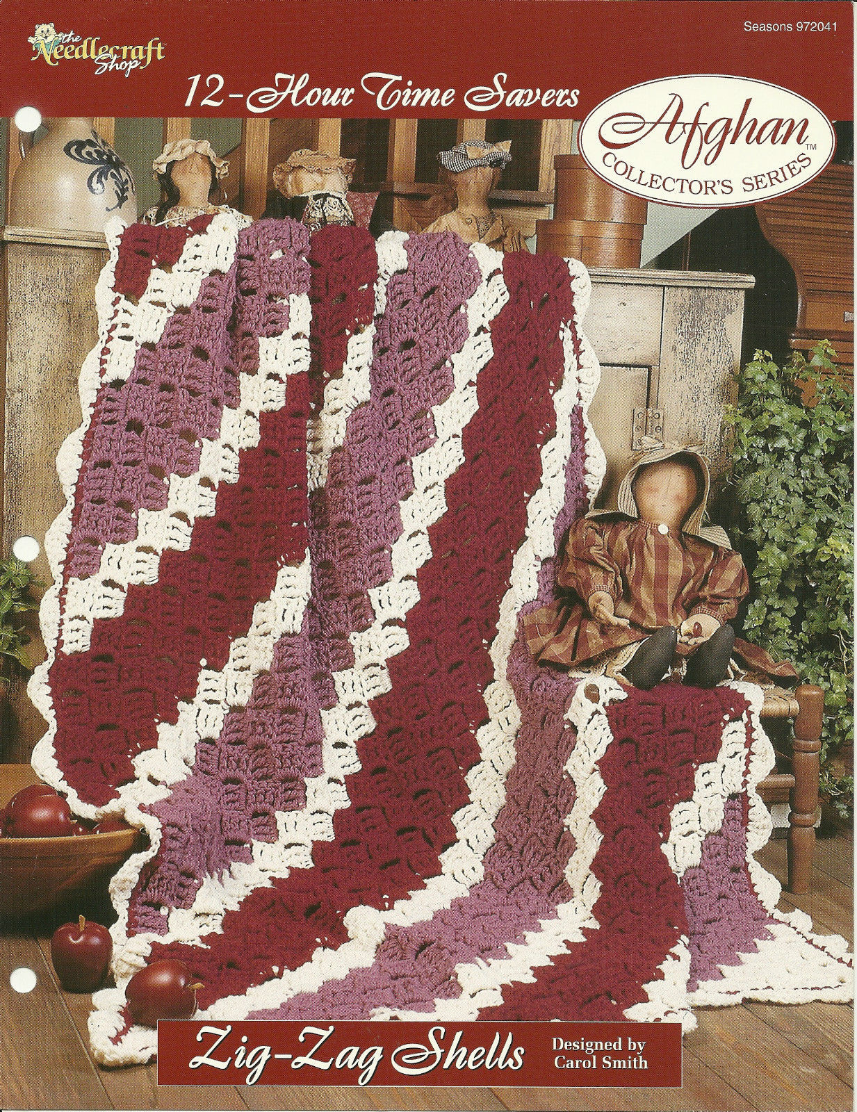 Needlecraft Shop Crochet Pattern 972041 Zig Zag Shells Afghan ...