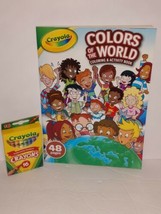 Crayola Colors of the World Coloring/ Activity Book With A Pack Of 16 Cr... - $7.53