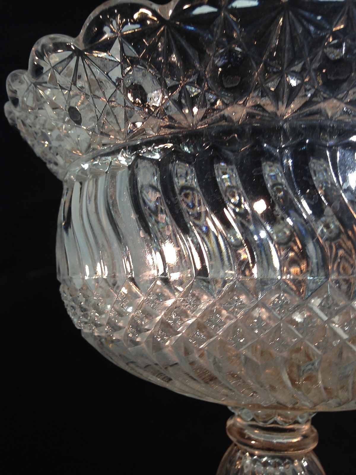 Windsor EAPG Open COMPOTE 10" High Standard Jersey Swirl Diamond Band