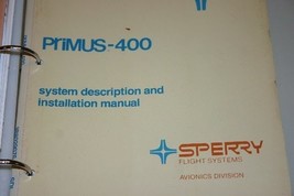 Honeywell Primus 400 Coloradar Systems Install Manual Installation IB8029076 - $148.50