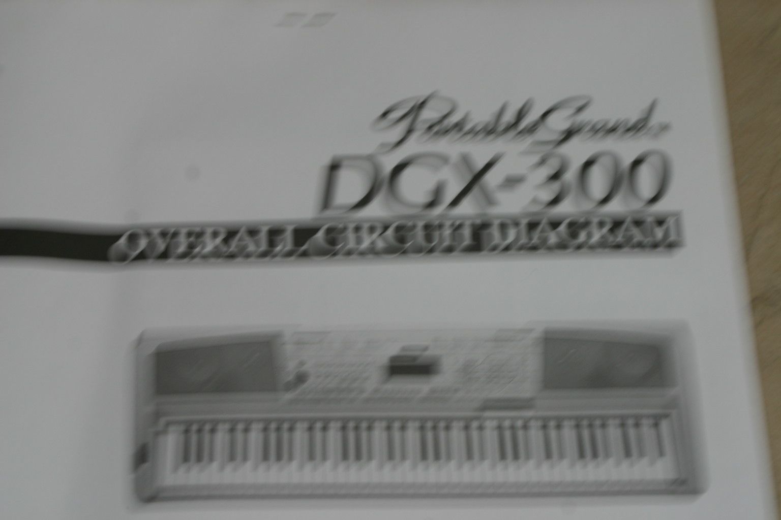 Yamaha DGX300 Portable Grand DGX300 Overall Circuit Diagram Test