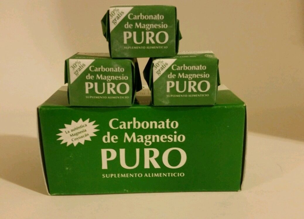 Magnesium Carbonate 12 Blocks / Carbonato de Magnesia 12 Terrones