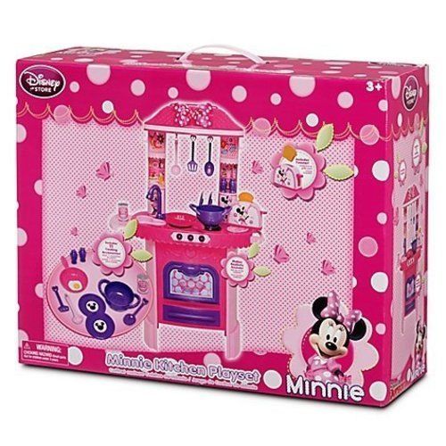  Disney  Store Minnie  Mouse  Kitchen  Playset  with Accessories 