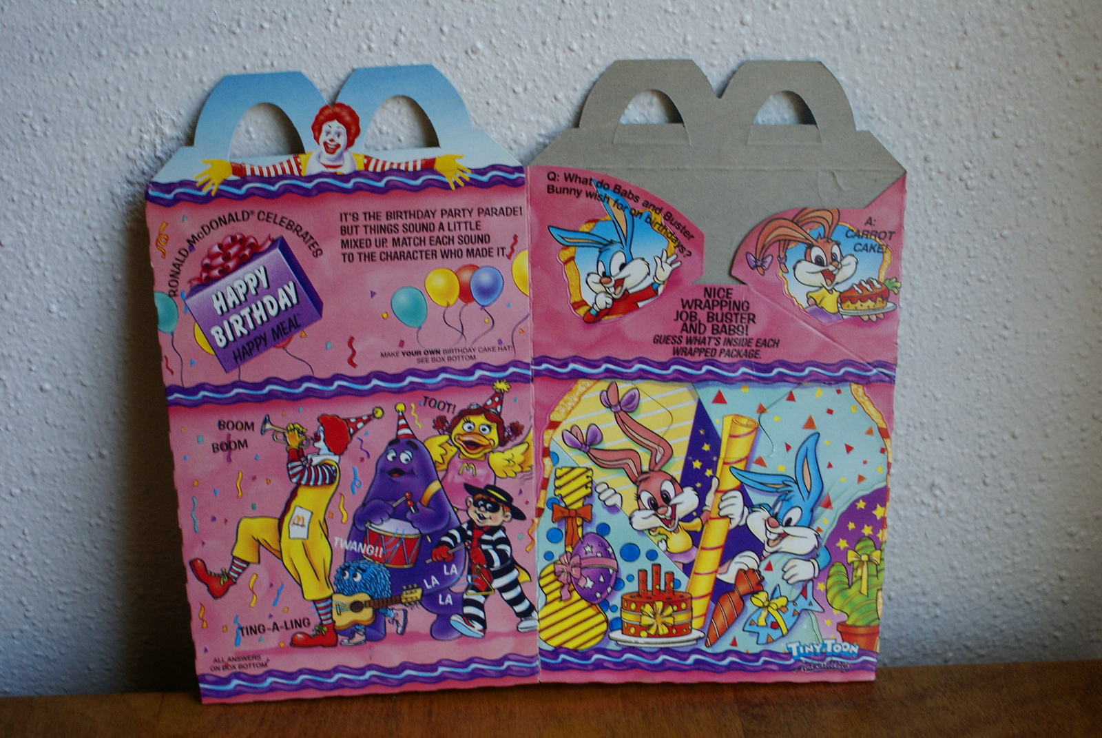 Happy Birthday Happy Meal Box (McDonald's) - Other