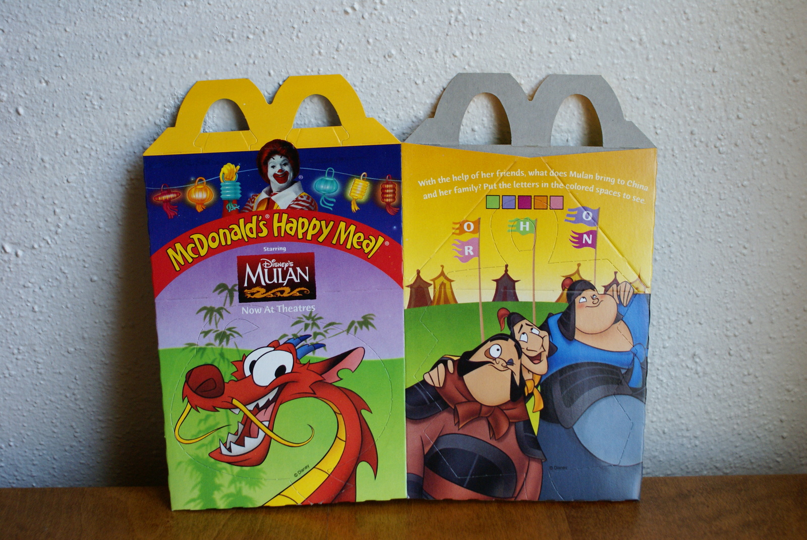 Download Mulan Happy Meal Box (McDonald's) - Other