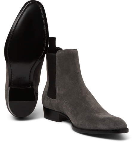 grey ankle boots mens