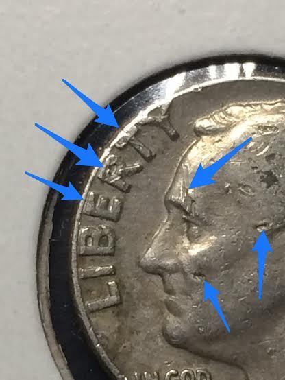 1978 Roosevelt Dime Error Coin - Errors