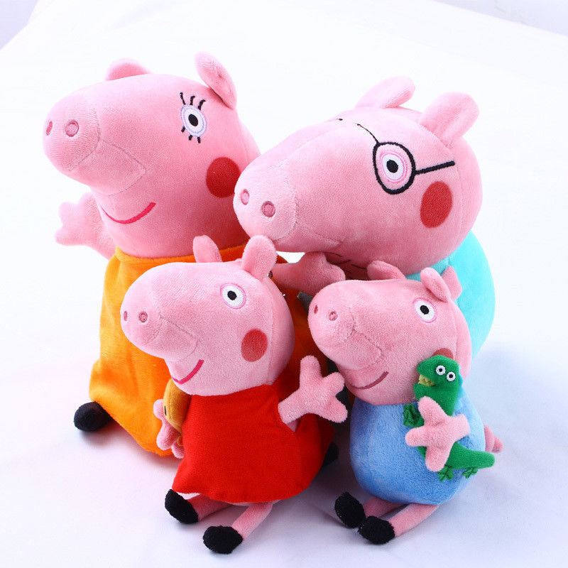 peppa pig family soft toys