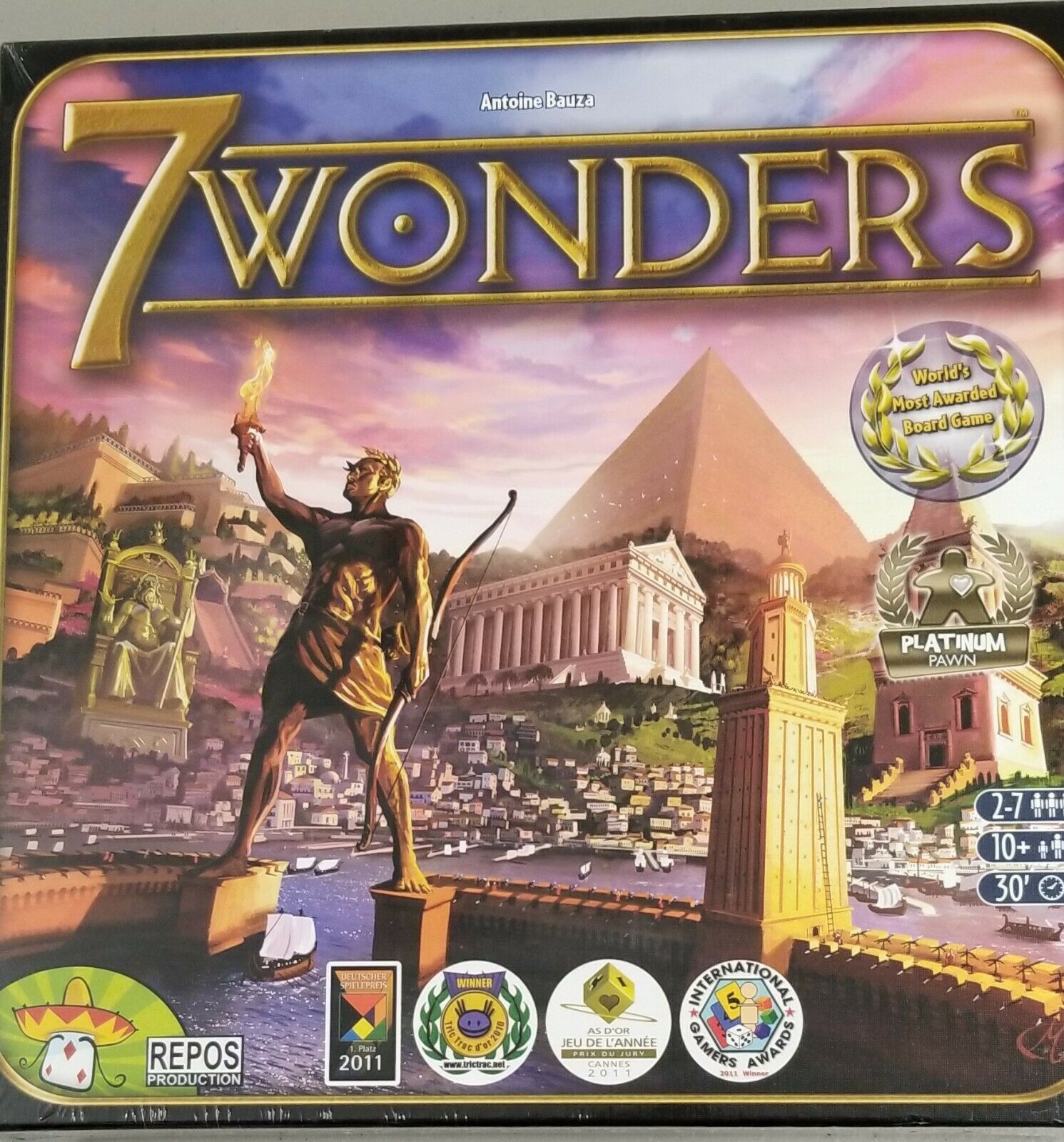 Antoine Bauza 7 Wonders Board Game Brand New and Sealed! - Contemporary ...