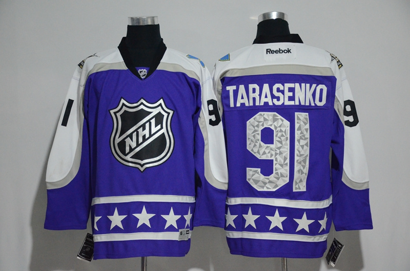Swen Logo St. Louis Blues 91 Vladimir Tarasenko Purple All Star Jerseys - Hockey-NHL