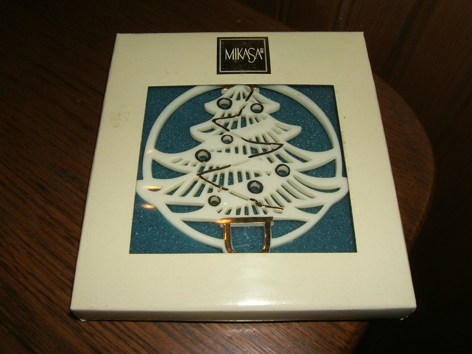Primary image for Mikasa Holiday Happiness Tree Ornament ST300/901 (New In Box)