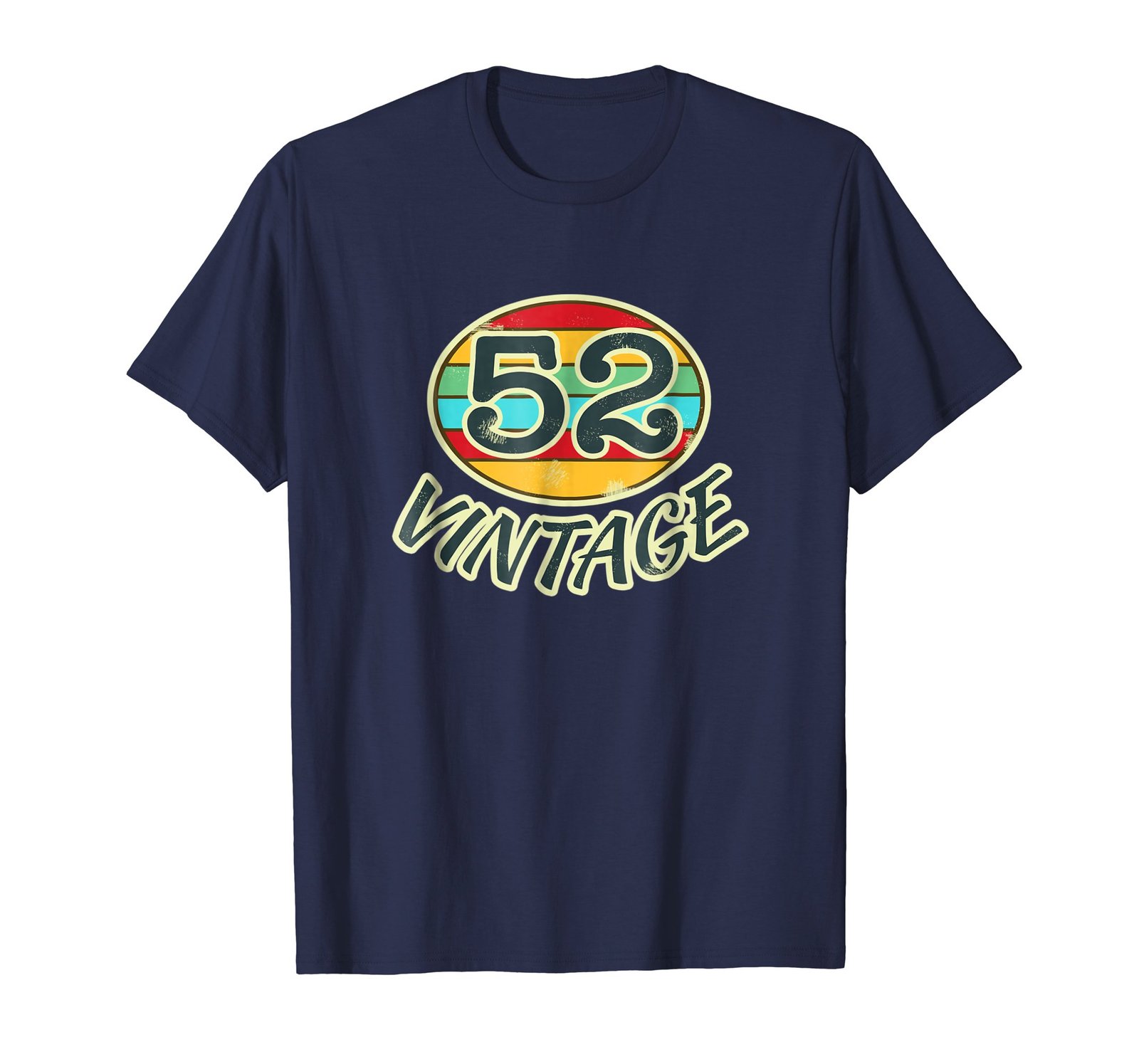 Funny Shirts - DOB 1952 TShirt Vintage Retro 52 Birth Year Tee Shirt Men