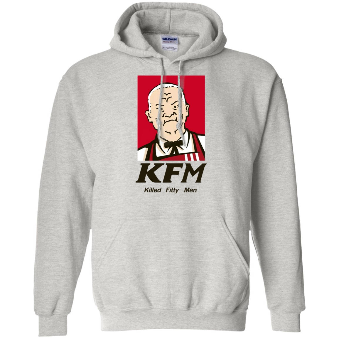 Cotton Hill KFM Killed Fitty Men White Pullover Men Sweatshirts, Hoodies