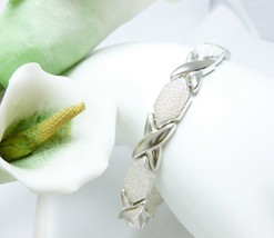 Illustra Sterling Silver 7&quot; Stampato Bracelet, 16.5g - $59.00