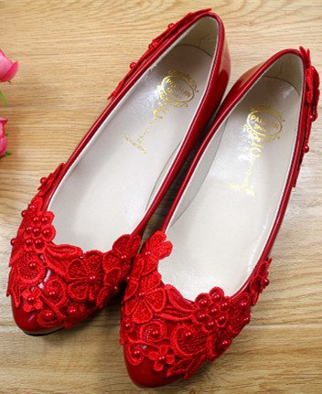 Red Wedding Shoes,Lace Bridal and 50 