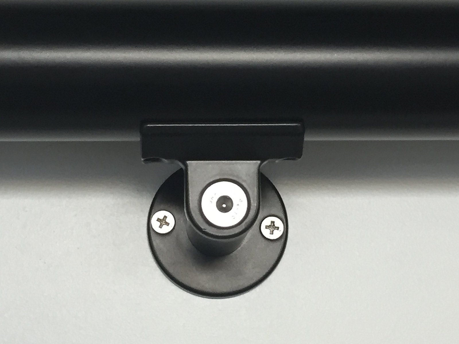 Includes 3 Wall Brackets. B52 Black Handrail Aluminum Stairs Kit 6 Ft and 1.97diam